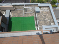 ウレタン樹脂防水　施工前